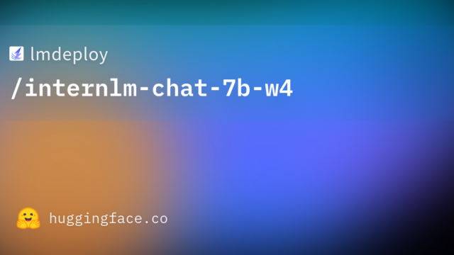 lmdeploy/internlm-chat-7b-w4