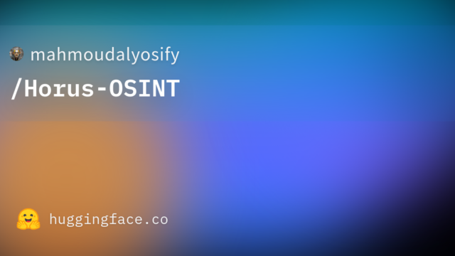 mahmoudalyosify/Horus-OSINT
