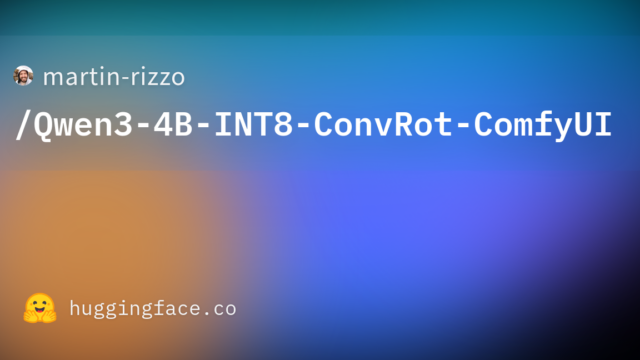martin-rizzo/Qwen3-4B-INT8-ConvRot-ComfyUI
