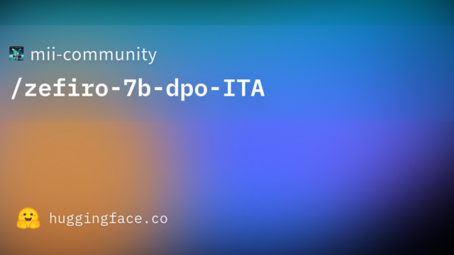 mii-community/zefiro-7b-dpo-ITA