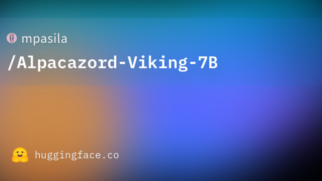 mpasila/Alpacazord-Viking-7B