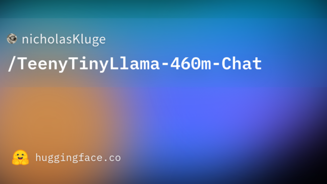 nicholasKluge/TeenyTinyLlama-460m-Chat
