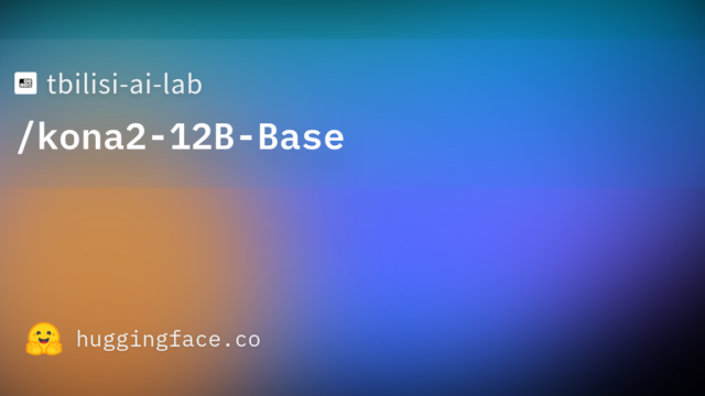 tbilisi-ai-lab/kona2-12B-Base