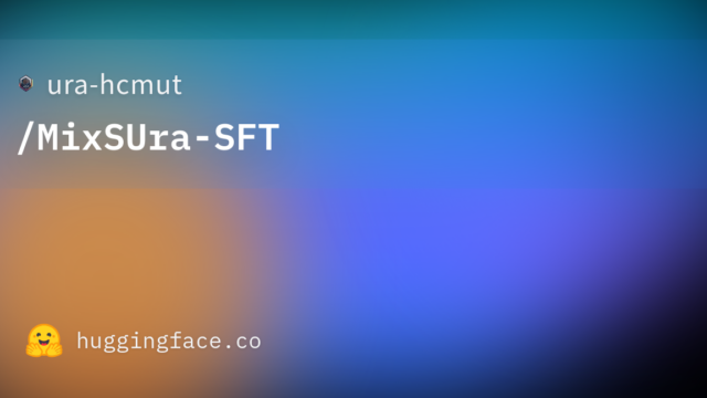 ura-hcmut/MixSUra-SFT