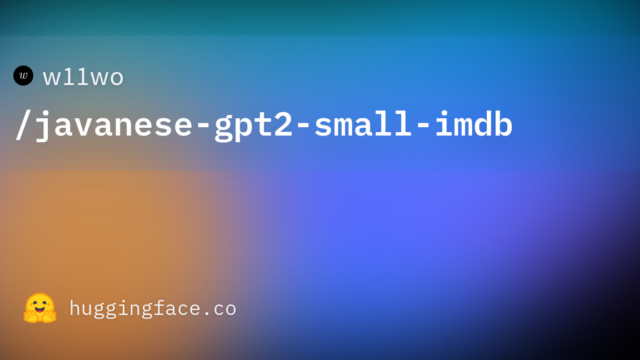 w11wo/javanese-gpt2-small-imdb