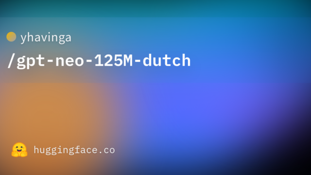 yhavinga/gpt-neo-125M-dutch