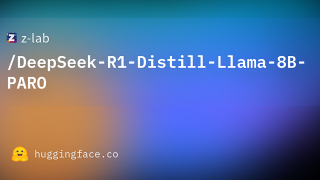 z-lab/DeepSeek-R1-Distill-Llama-8B-PARO