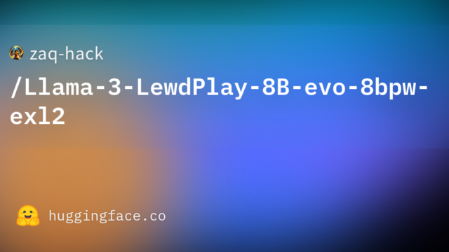 zaq-hack/Llama-3-LewdPlay-8B-evo-8bpw-exl2