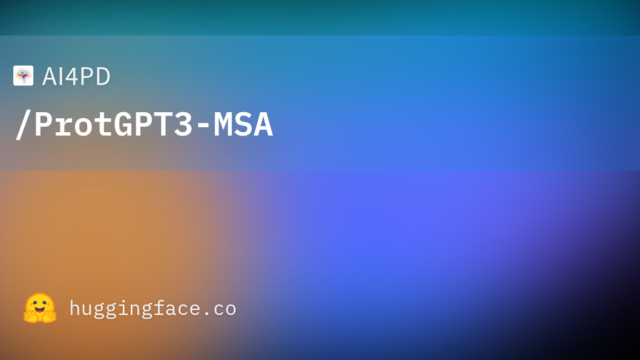 AI4PD/ProtGPT3-MSA