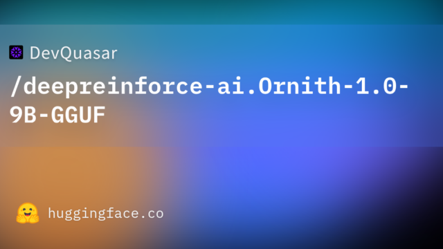 DevQuasar/deepreinforce-ai.Ornith-1.0-9B-GGUF