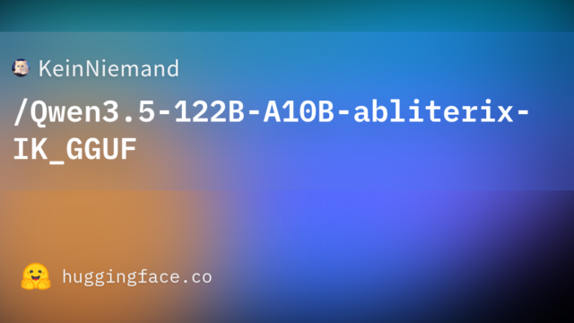KeinNiemand/Qwen3.5-122B-A10B-abliterix-IK_GGUF