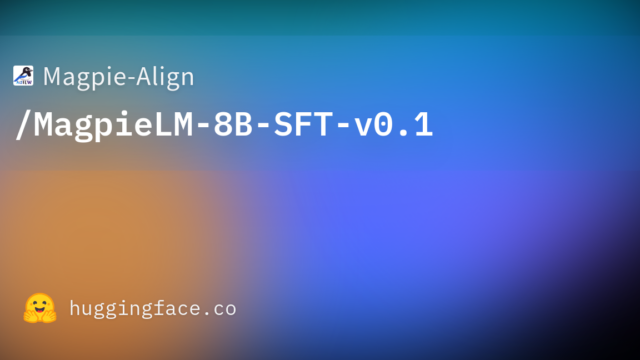 Magpie-Align/MagpieLM-8B-SFT-v0.1
