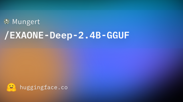 Mungert/EXAONE-Deep-2.4B-GGUF