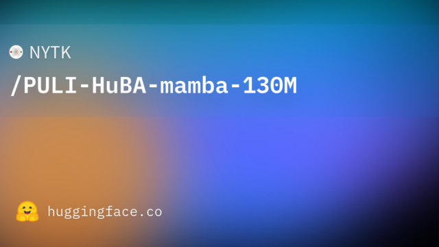 NYTK/PULI-HuBA-mamba-130M