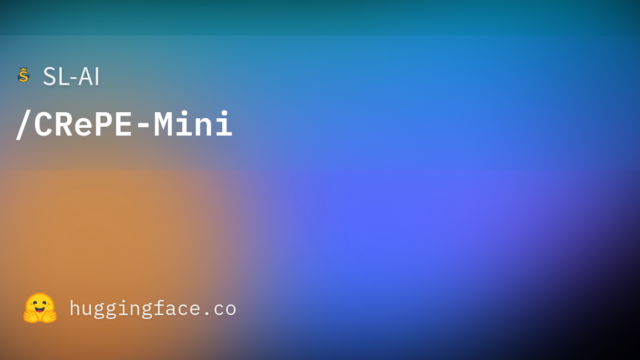 SL-AI/CRePE-Mini