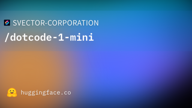 SVECTOR-CORPORATION/dotcode-1-mini