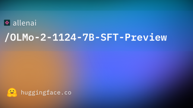 allenai/OLMo-2-1124-7B-SFT-Preview