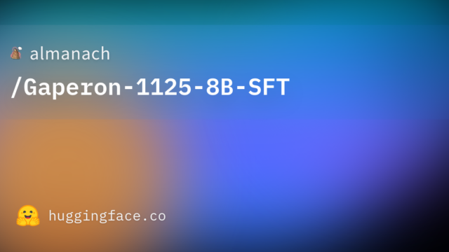 almanach/Gaperon-1125-8B-SFT
