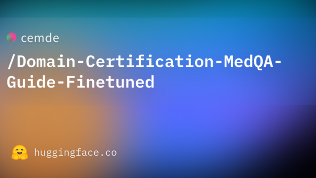 cemde/Domain-Certification-MedQA-Guide-Finetuned