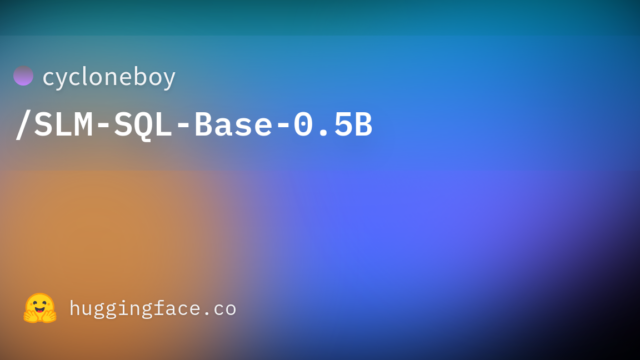 cycloneboy/SLM-SQL-Base-0.5B