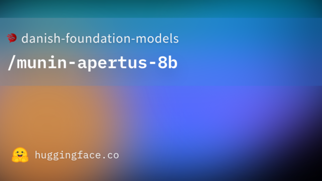 danish-foundation-models/munin-apertus-8b