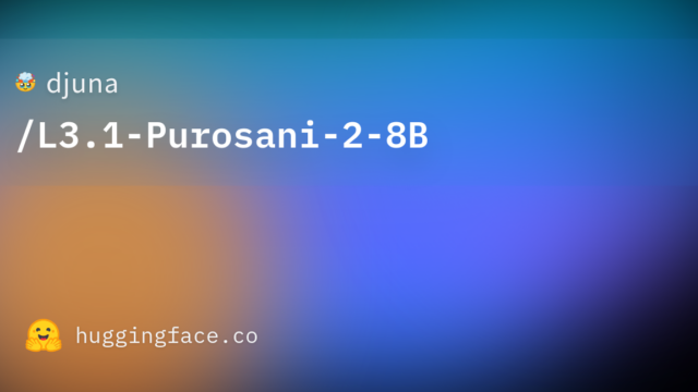 djuna/L3.1-Purosani-2-8B
