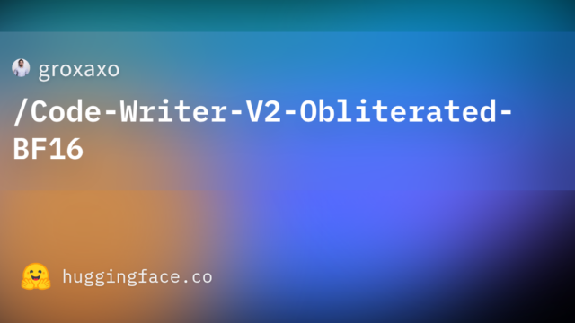 groxaxo/Code-Writer-V2-Obliterated-BF16