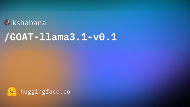 kshabana/GOAT-llama3.1-v0.1