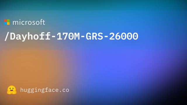 microsoft/Dayhoff-170M-GRS-26000