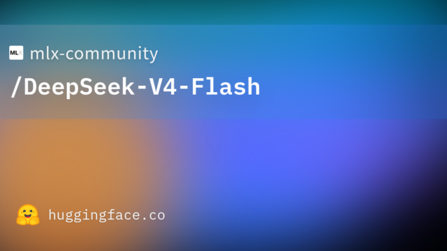 mlx-community/DeepSeek-V4-Flash