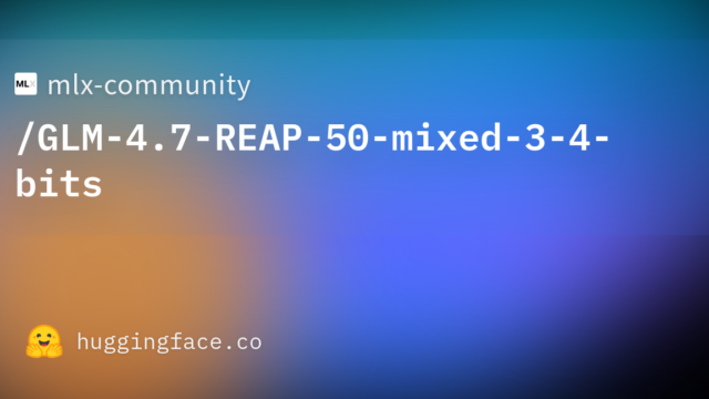 mlx-community/GLM-4.7-REAP-50-mixed-3-4-bits