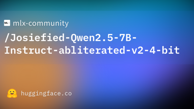 mlx-community/Josiefied-Qwen2.5-7B-Instruct-abliterated-v2-4-bit