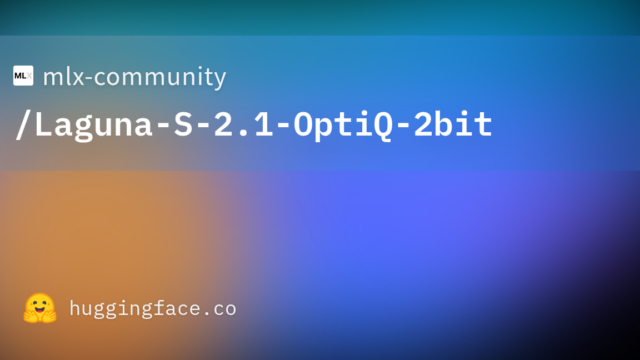 mlx-community/Laguna-S-2.1-OptiQ-2bit