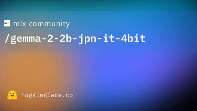 mlx-community/gemma-2-2b-jpn-it-4bit