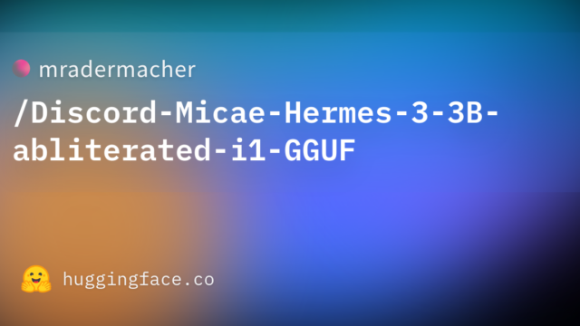 mradermacher/Discord-Micae-Hermes-3-3B-abliterated-i1-GGUF