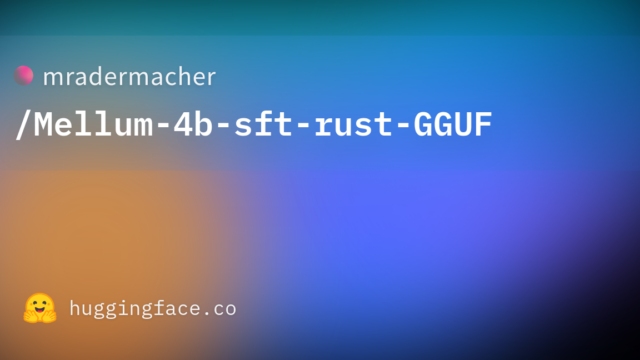 mradermacher/Mellum-4b-sft-rust-GGUF