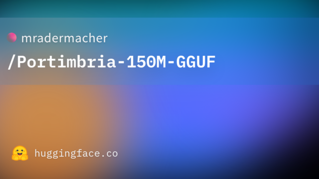mradermacher/Portimbria-150M-GGUF