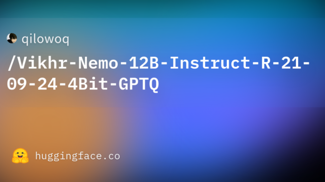 qilowoq/Vikhr-Nemo-12B-Instruct-R-21-09-24-4Bit-GPTQ