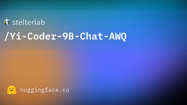stelterlab/Yi-Coder-9B-Chat-AWQ