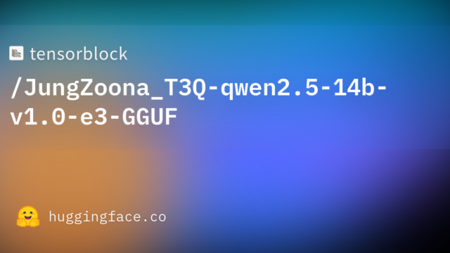tensorblock/JungZoona_T3Q-qwen2.5-14b-v1.0-e3-GGUF