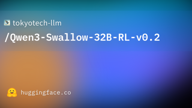 tokyotech-llm/Qwen3-Swallow-32B-RL-v0.2