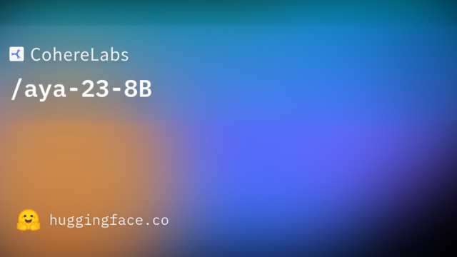 CohereLabs/aya-23-8B