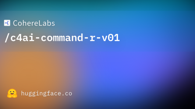 CohereLabs/c4ai-command-r-v01