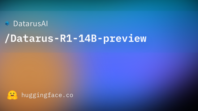 DatarusAI/Datarus-R1-14B-preview