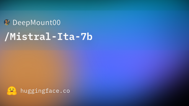 DeepMount00/Mistral-Ita-7b