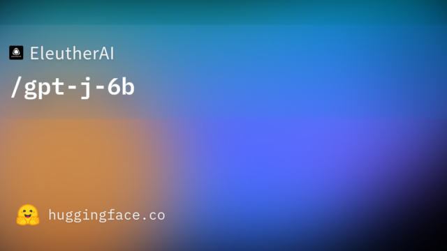 EleutherAI/gpt-j-6b