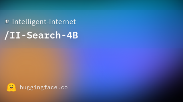 Intelligent-Internet/II-Search-4B