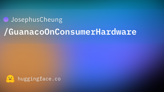 JosephusCheung/GuanacoOnConsumerHardware