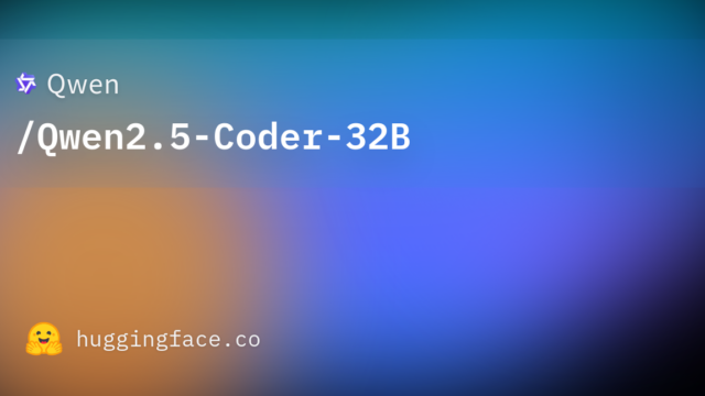 Qwen/Qwen2.5-Coder-32B