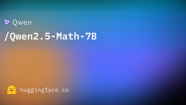 Qwen/Qwen2.5-Math-7B